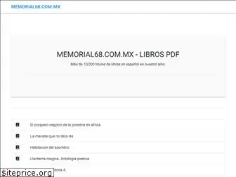 memorial68.com.mx