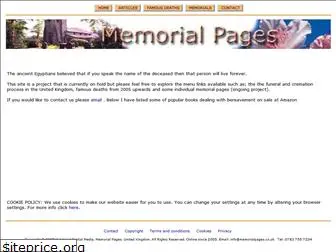 memorialpages.co.uk