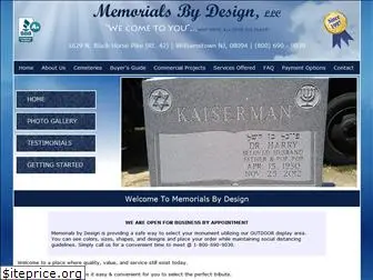 memorialsbydesign.com