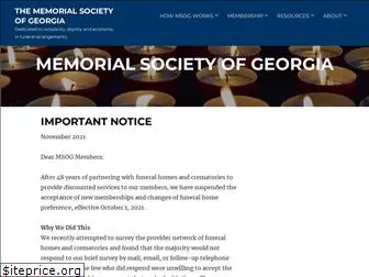 memorialsocietyofgeorgia.org