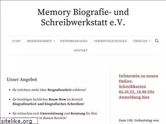 memory-schreibwerkstatt.de
