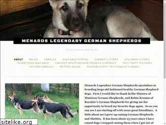 menardslegendarygermanshepherds.com