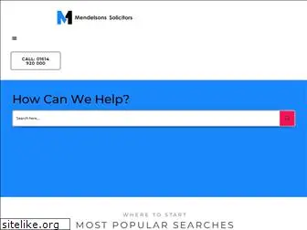 mendelsonssolicitors.co.uk