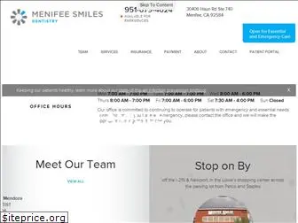 menifeesmilesdental.com