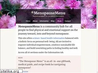 menopausemenu.com