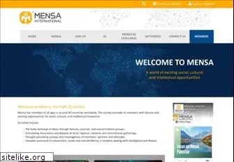 mensa.com