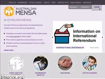 mensa.org.au