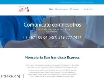 mensajeriasanfranciscoexpress.com