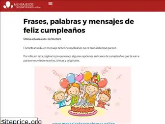 mensajesdecumpleanos.online