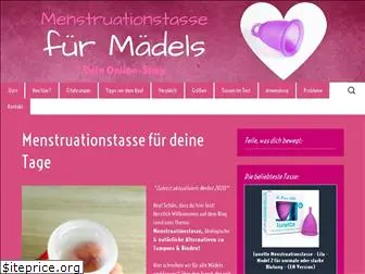 menstruationstasse-maedels.de