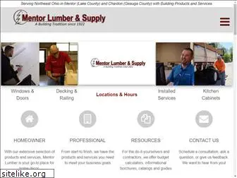 mentorlumber.com