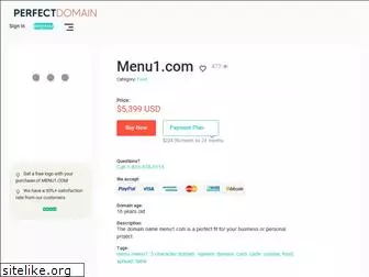 menu1.com