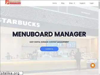 menuboardmanager.com