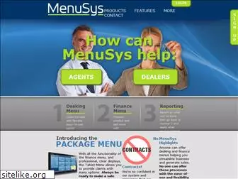 menusys.com