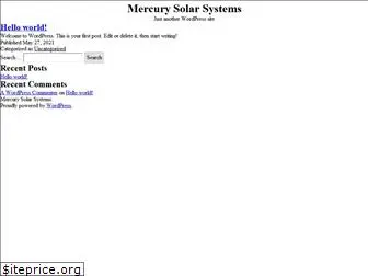 mercurysolarsystems.com