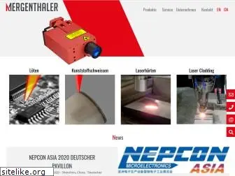 mergenthaler-laser.com