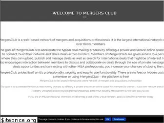mergersclub.com