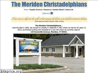 meridenchristadelphians.com