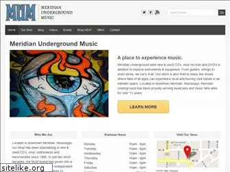 meridianundergroundmusic.com