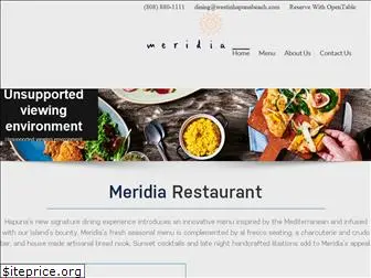 meridiarestaurant.net