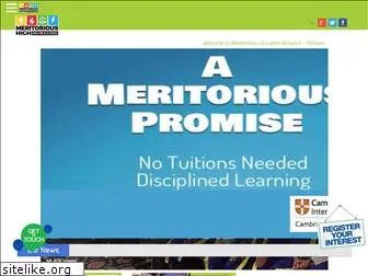 meritoriousschoolsnetwork.com