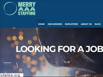 merrystaffing.com