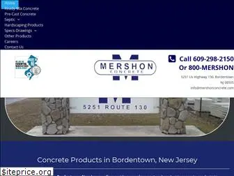 mershonconcrete.com