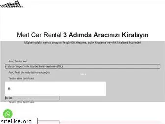 mertcarrental.com