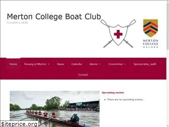 mertoncollegeboatclub.co.uk
