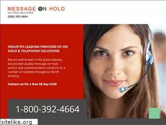 messageonholdservice.com