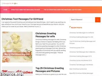 messagesforchristmas.com