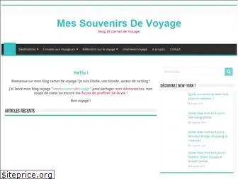 messouvenirsdevoyage.com