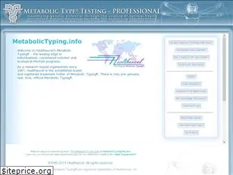 www.metabolictyping.info