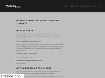 metalliccode.com