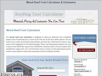 metalroofcostcalculator.com