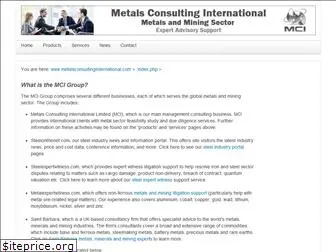 metalsconsultinginternational.com