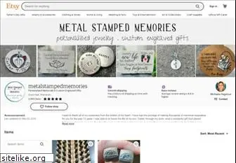 metalstampedmemories.com