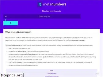metanumbers.com