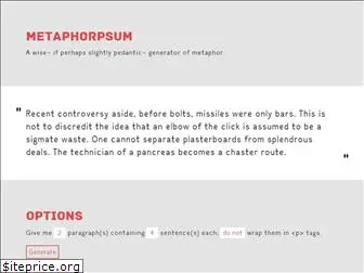 metaphorpsum.com