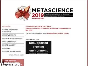 metascience2019.org