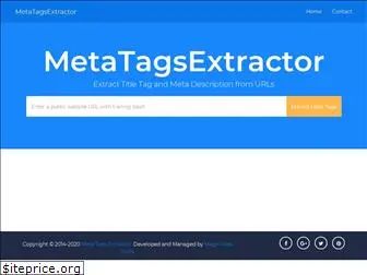 metatagsextractor.com