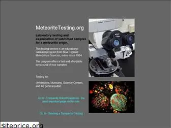 www.meteoritetesting.org