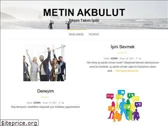 metinakbulut.com