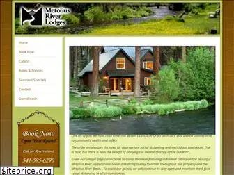 metoliusriverlodges.com