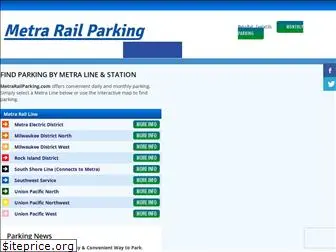 metrarailparking.com
