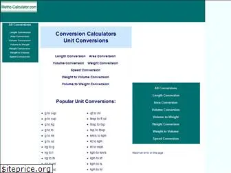 metric-calculator.com