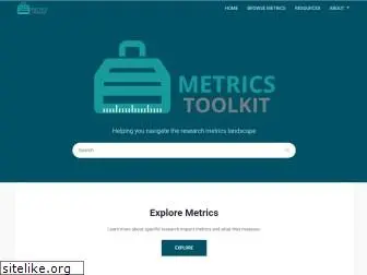 metrics-toolkit.org