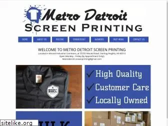 metrodetroitscreenprinting.com