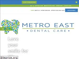 metroeastdentalcare.com