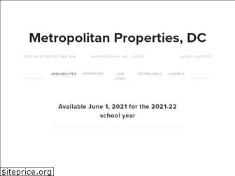 metropolitanpropertiesdc.com